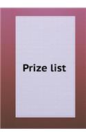 Prize List