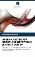 Apsen-Analyse Für Drahtlose Netzwerke Jenseits Von 3g