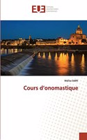 Cours d'onomastique