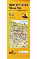 Parque Nacional de los Picos de Europa. Mapa topografico excursionista: con el itinerario del Anillo de Picos (Spanish Edition)