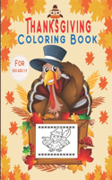 Thanksgiving Coloring Book For Kid Age 3-8