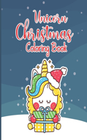 Unicorn Christmas Coloring Book