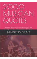 2000 Musician Quotes