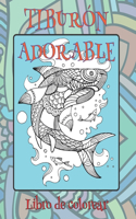 Tiburón adorable - Libro de colorear