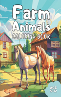 Farm Animals Coloring Book