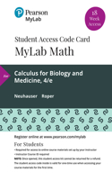 Mylab Math with Pearson Etext -- 18 Week Standalone Access Card -- For Calculust for Biology and Medicine