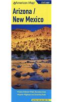 Arizona/New Mexico State Map