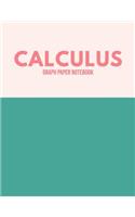 Calculus Graph Paper Notebook
