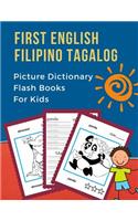 First English Filipino Tagalog Picture Dictionary Flash Books For Kids