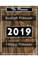 Budget Planner 2019: Planner Organizer Planner and Calendar Daily Weekly & Monthly Calendar Expense Tracker Organizer for Budget Planner Debt and Saving Annual Express F