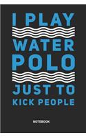 Water Polo Notebook: Dotted Lined Water Polo Notebook (6x9 inches) ideal as a Players Journal. Perfect as a Water Polo Rules or Score Book for all Waterpolo Lover. Great