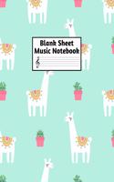 Blank Sheet Music Notebook: Easy Blank Staff Manuscript Book Large 8.5 X 11 Inches Musician Paper Wide 12 Staves Per Page for Piano, Flute, Violin, Guitar, Trumpet, Drums, Cell