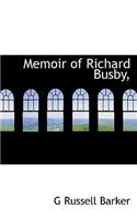 Memoir of Richard Busby,