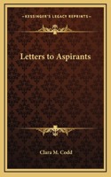 Letters to Aspirants