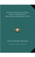 Nova Plantarum Genera Juxta Tournefortii Methodum Disposita (1729)