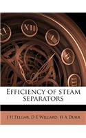 Efficiency of Steam Separators