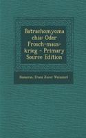 Batrachomyomachia