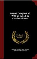 Poems. Complete Ed. with an Introd. by Charles Dickens: (English)