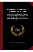 Memories of the Chicago Convention of 1860