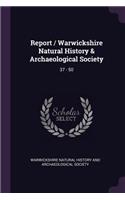 Report / Warwickshire Natural History & Archaeological Society