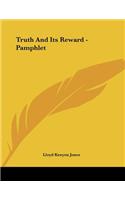 Truth And Its Reward - Pamphlet