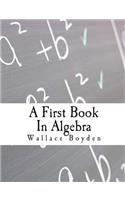 First Book In Algebra