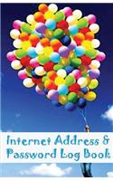 Internet Address and Password Book: Internet Address and Password Book / Diary / Notebook Rainbow