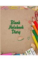 Blank Notebook Diary