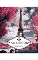 Red Eiffel Notebook Journal: Pocket Notebook Journal Diary