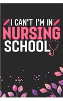 I Can't I'm in Nursing School