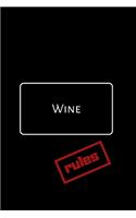 Wine Rules