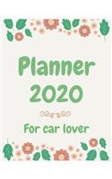 Planner 2020 for car lover