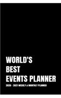World's Best Events Planner Planner