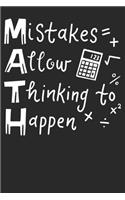 Notebook: Math Teacher 6x9 Dot Grid 120 Pages