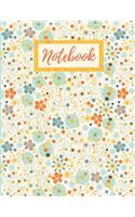 Retro Flowers Notebook
