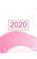 2020 Planner Weekly & Monthly 8.5x11 Inch: Pink Lady, Women One Year Weekly and Monthly Planner + Calendar Views