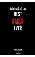 Notebook for Racers / Racer: awesome handy Note Book [120 blank lined ruled pages]