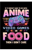 If It Doesn't Have To Do With Anime Video Games Or Food Then I Don't Care