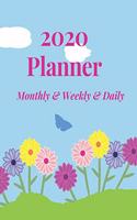 2020 Planner Monthly & Weekly & Daily