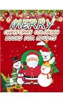 Merry Christmas Coloring Books For Adults