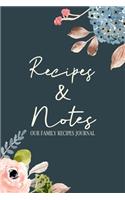 Our Family Recipes Journal