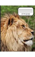 Lion Narrow Ruled Composition Book