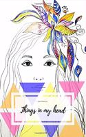 Things in My Head: Journal 100 Pages 6x9 in - Lined Writing Paper - Perfect Workbook to Organize Your Thoughts, Schedules, Create Great Ideas, to Do Lists, Personal No