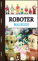 Roboter Malbuch