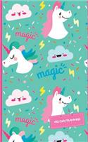 Kid Day Planner: Unicorn Design Cover Weekly Pocket Planner Journal: Daily Small Fun to Do List Planner: Notebook: Organizers: Agenda with Space Schedule, Tracking A