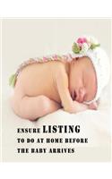 List To Do Preparation At Home Before The Baby Arrives