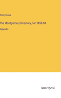 The Montgomery Directory, for 1859-60: Appendix
