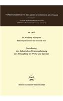 Berechnung der diabatischen Strahlungsheizung der Atmosphäre für Winter und Sommer