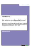 Wie funktioniert ein Fahrradtachometer?