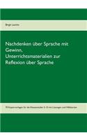 Nachdenken über Sprache mit Gewinn